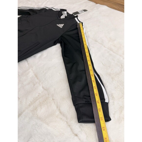 ADIDAS Essentials 3-Stripes Track Suit Zip Jacket Pants Girls Youth L (14)Black - Picture 11 of 16